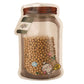 Plastic Transparent Big Jar Shaped Pouch With Zipper (1 Pc)