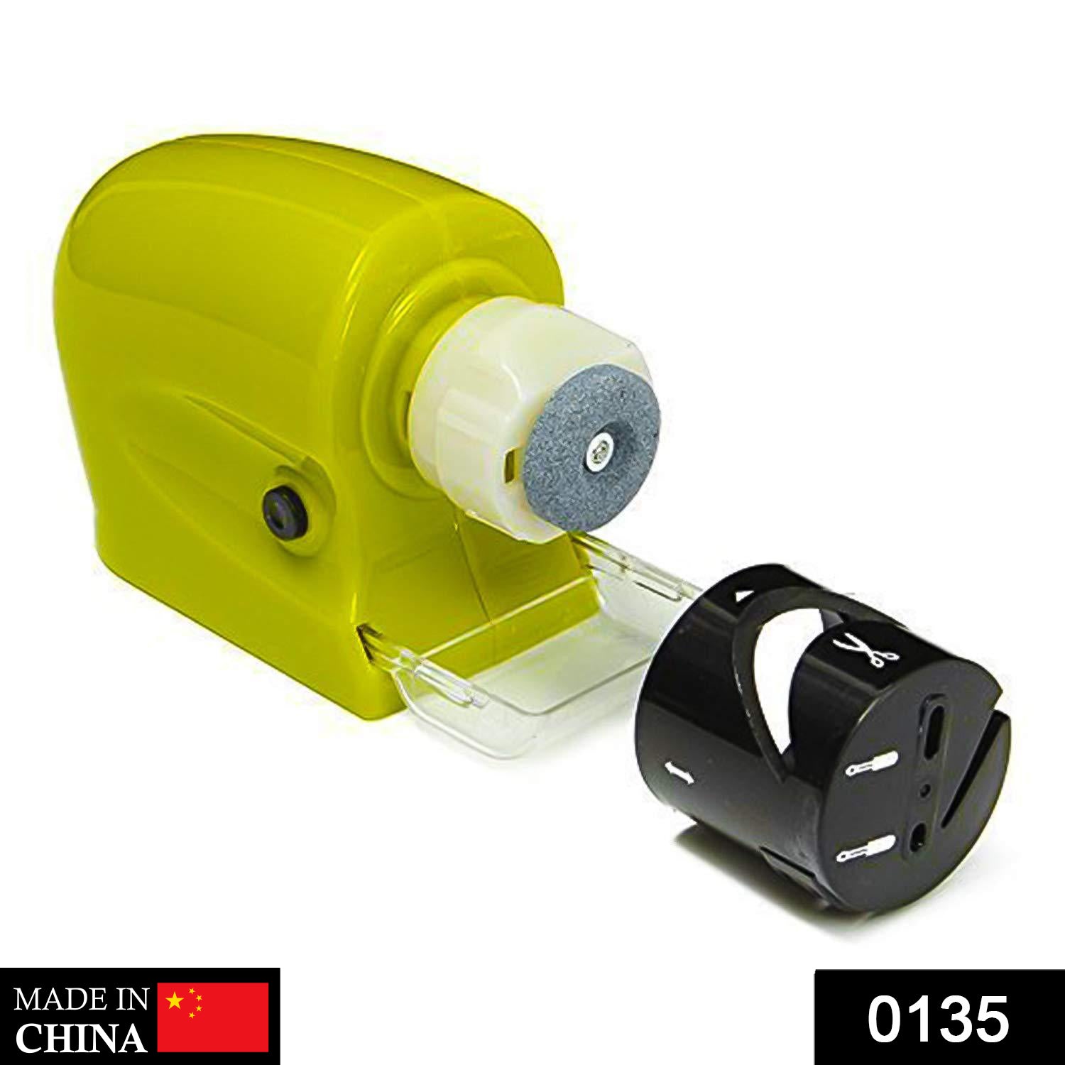 Motorized knife sharpener for home use