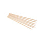 Camping Wooden Color Bamboo BBQ Skewers Barbecue Shish Kabob Sticks Fruit Kebab Meat Party Fountain Bamboo BBQ Sticks Skewers Wooden (30cm)