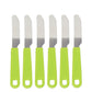 High-quality stainless steel cutlery set with 24 pieces and a sturdy stand.