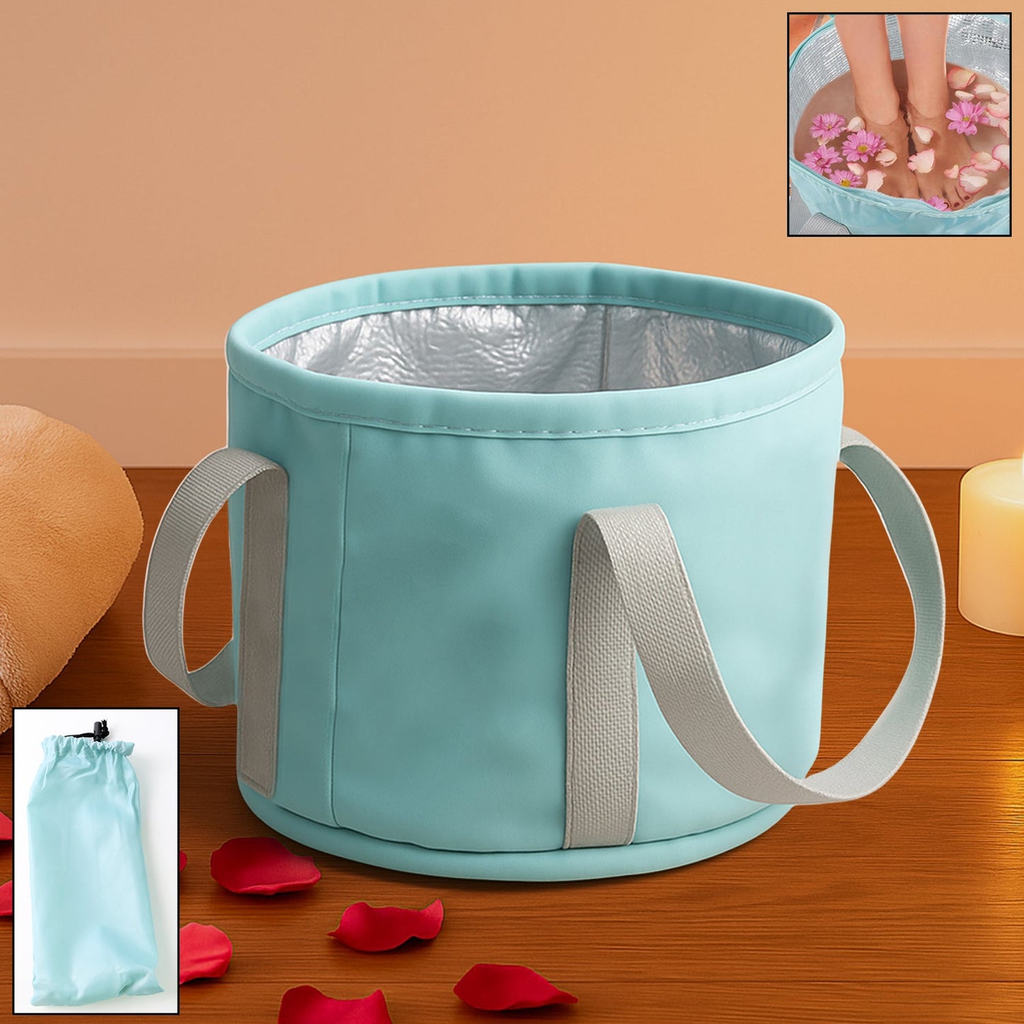 Aqua Soak Foldable Foot Spa Tub