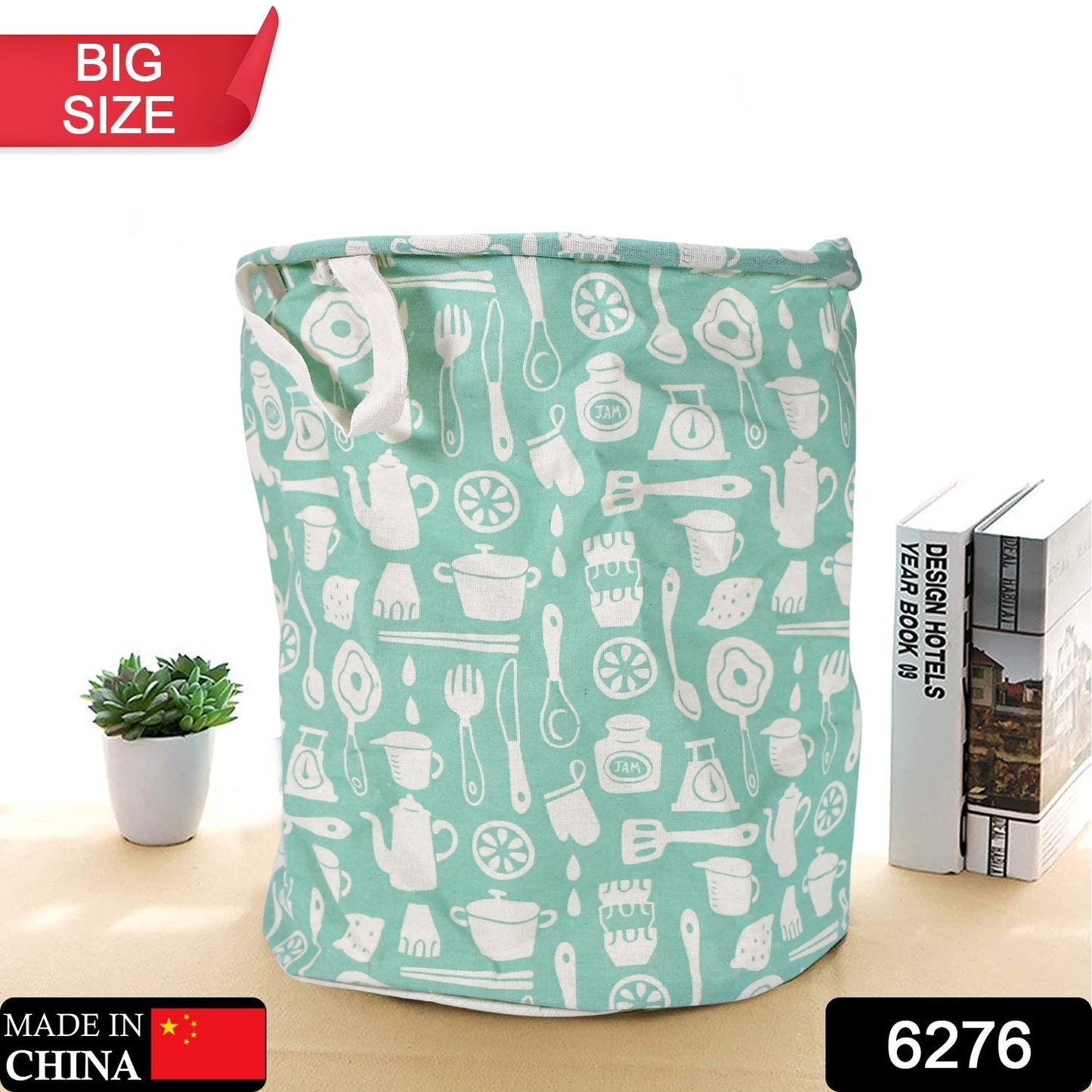 Foldable laundry bag for clothes and toys