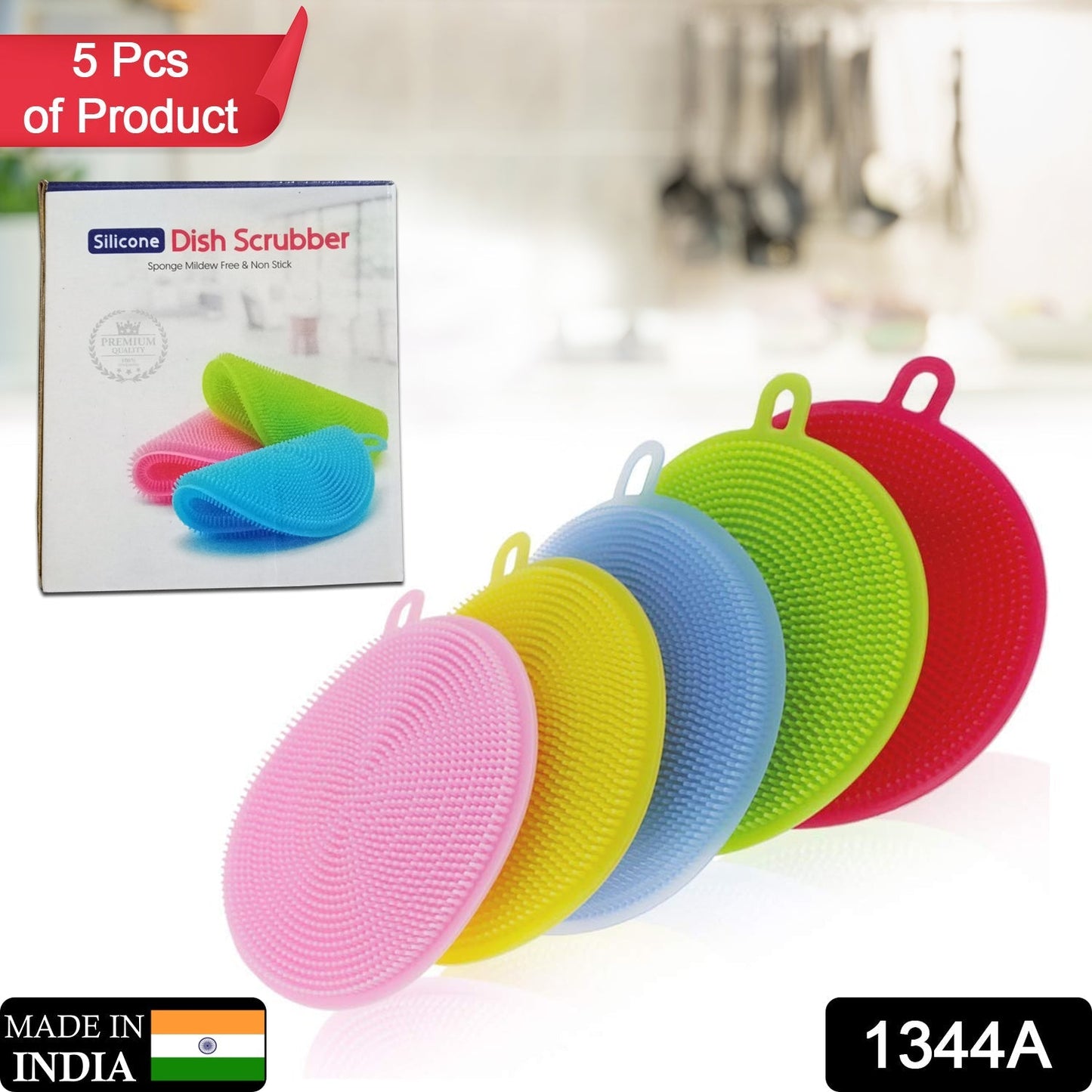 Baby care silicone scrubber