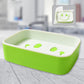 Portable Travel Home Box Cute Cartoons Smile Face Container Draining Holder Soap Dish ,Sabudani