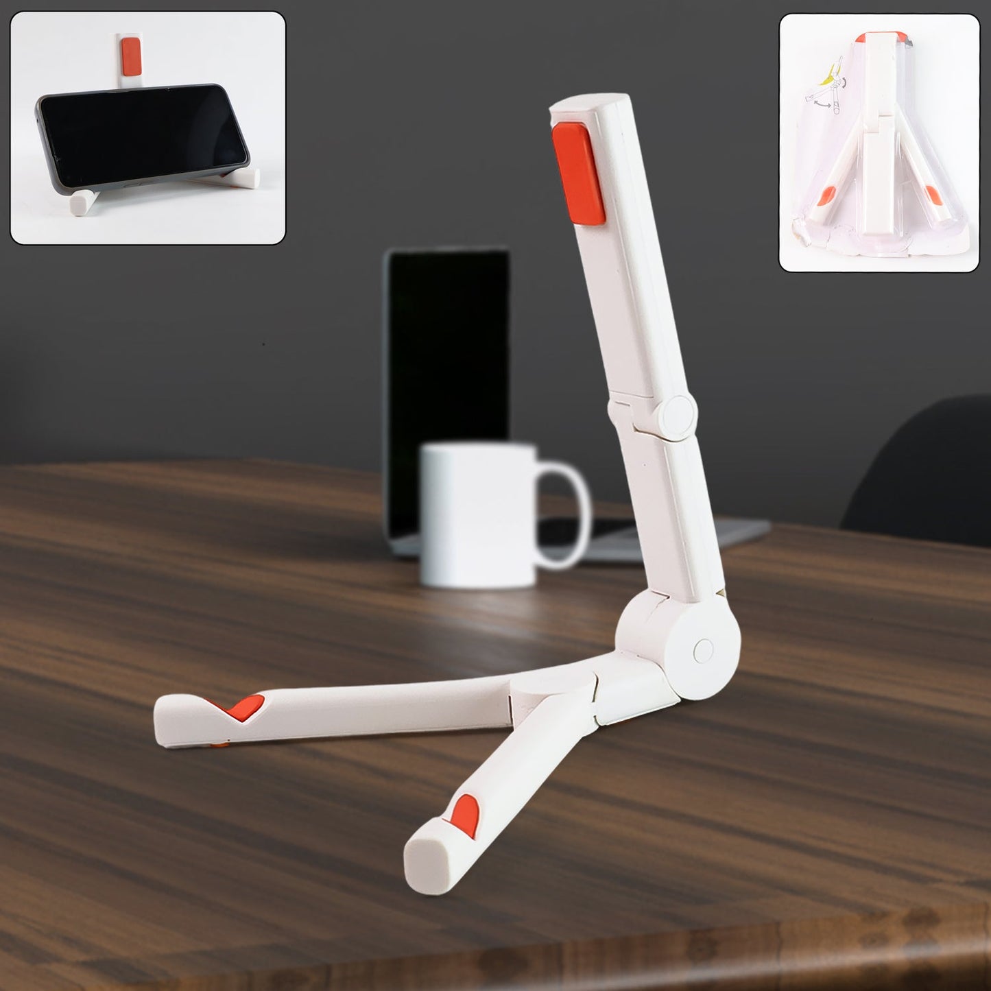 Multipurpose Adjustable Foldable Mobile Phone & Tablet Stand