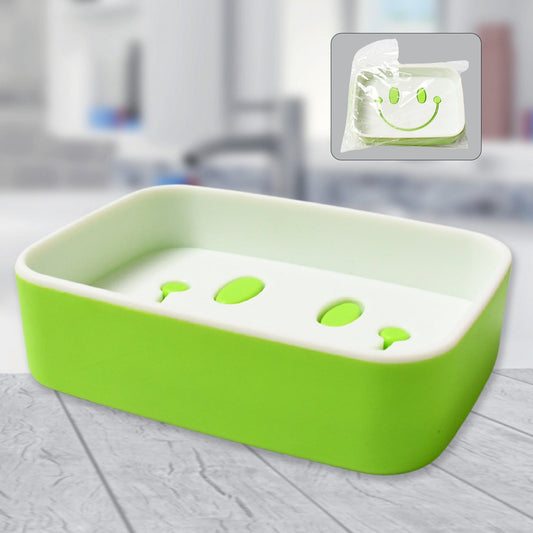 Portable Travel Home Box Cute Cartoons Smile Face Container Draining Holder Soap Dish ,Sabudani