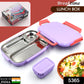 Lunch Box Plastic with steel plate, small lunch box