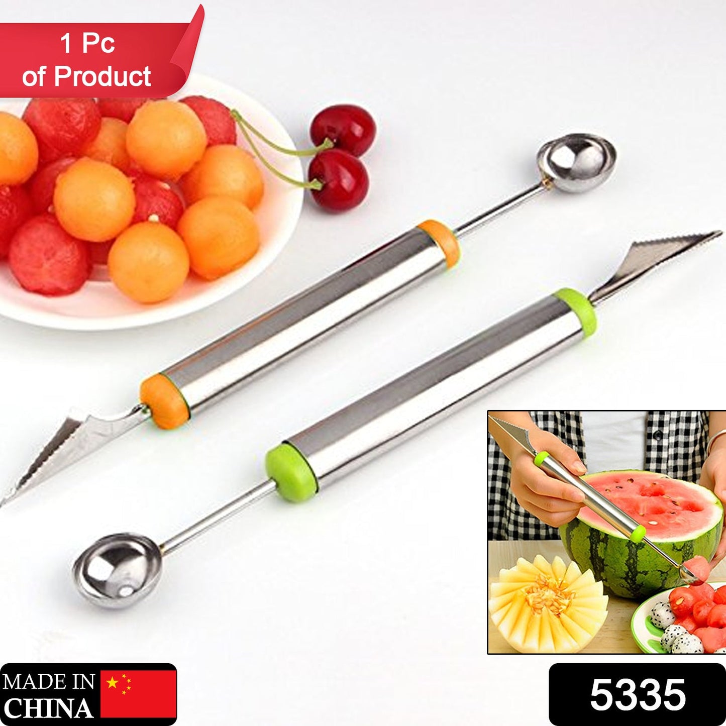 Stainless steel melon scoop