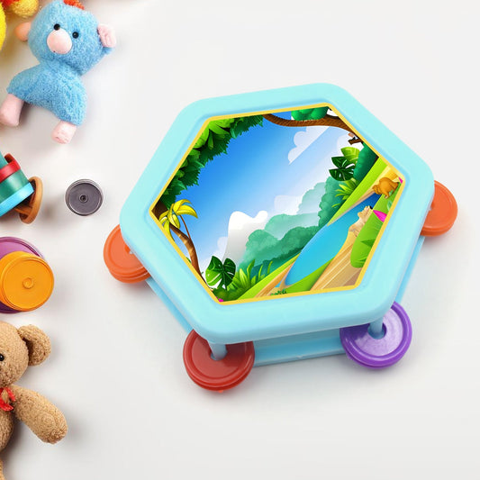 Khanjari musical toy for babies, designed for playful sound creation.