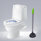 Toilet plunger with handle, for unclogging sinks and toilets