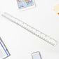 Transparent Ruler, Plastic Rulers, For School Classroom, Home, Or Office (30 Cm)