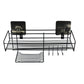 Durable bathroom storage rack for toiletries.