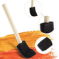 Multipurpose Sponge Brushes for Painting with Wooden Handles