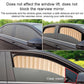 7498 Car Curtain Slat Folding Window Sunshade Magnetic Car Side Window Sun Shade Slider