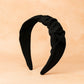 Velvet Rib Knot Style Headband