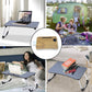 Multi-Purpose Laptop Desk for Study and Reading with Foldable, Cupholder & Drawer (1 Pc / Mix Plain Design / 58Ã—38 Cm)