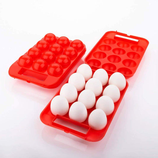 Egg tray with eggs