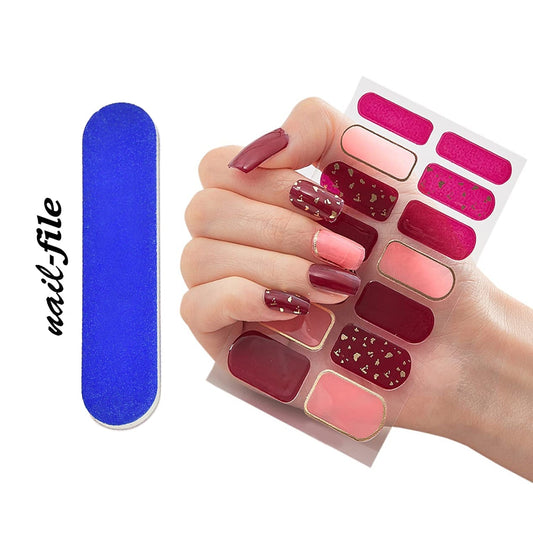 Dual-texture nail file