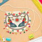 11 inch Handcrafted Cotton Embroidered Shoulder Bag for Girls & women (1 Pc)