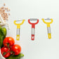 Multi-use peeler set for slicing and shredding fruits and vegetables