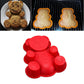 Silicone animal mould set for baking and crafts