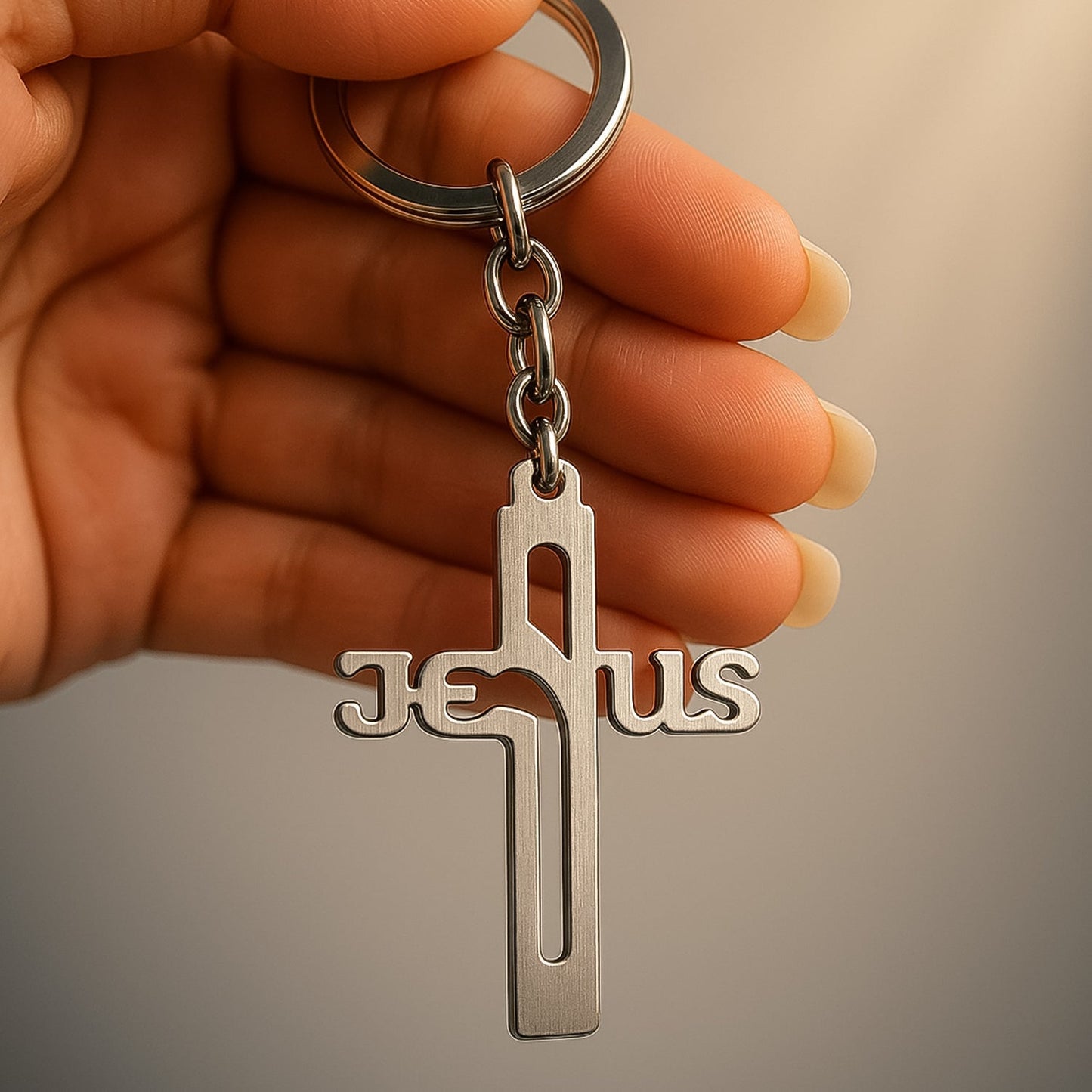 Premium Metal Cross Key Holder