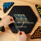 Strategic Triangle Color Matching Puzzle Board Game for Kids & Family