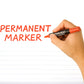 Premium Permanent Red Marker Pen Set (12 Pcs Set)