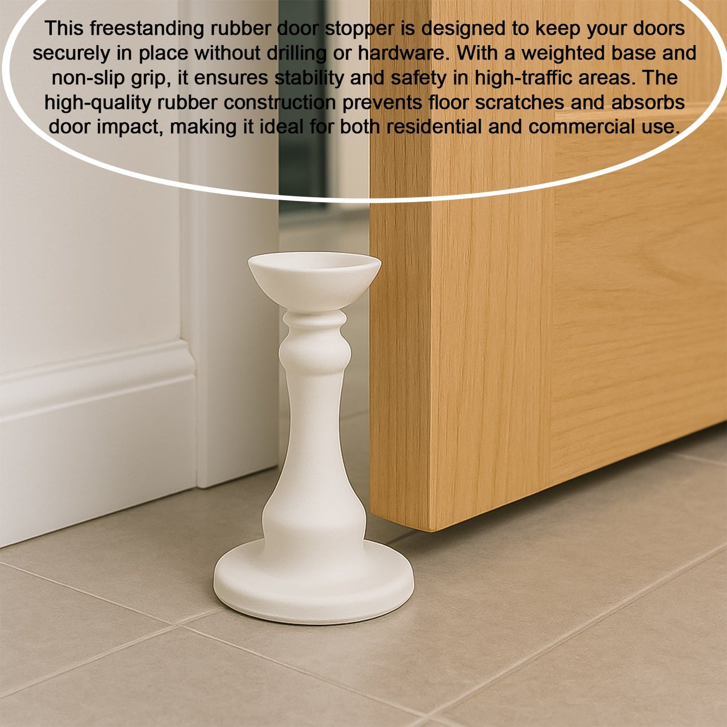 White Washing Machine Door Holder, Washing Machine Door Stopper (1 Pc)