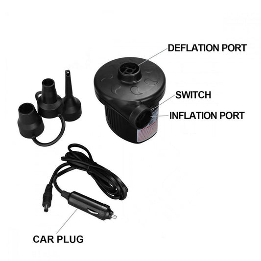 Portable electric air pump for various uses