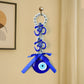 Decorative Double OM Symbol Evil Eye Hanging (1 Pc)