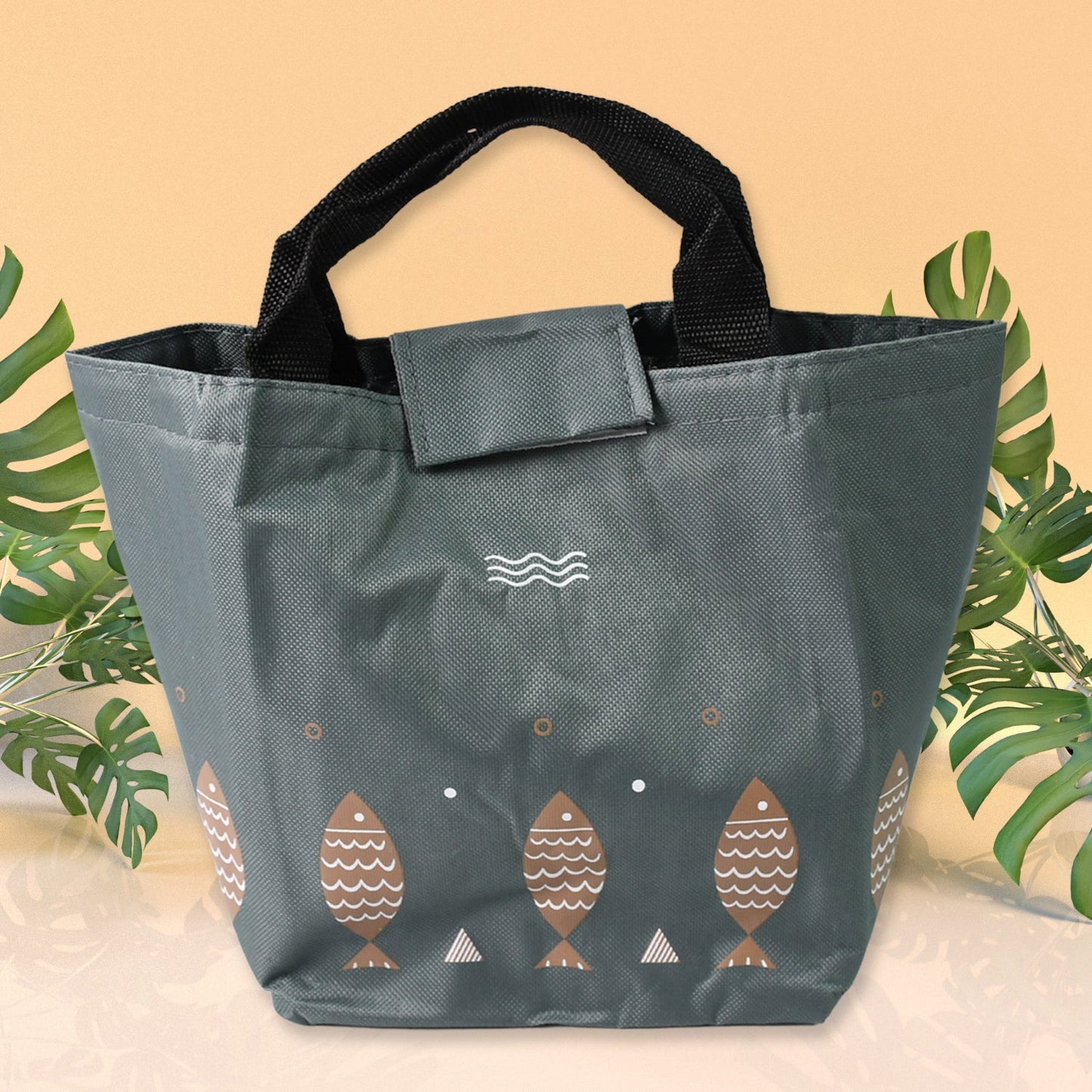 Classic Tote Lunch Bag with Long Handles