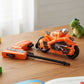 Launcher Bike Racing Toy for Kids with Manual Pull Launcher