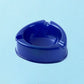 Oblivion Dark Blue Plastic Ashtray (1 pc)