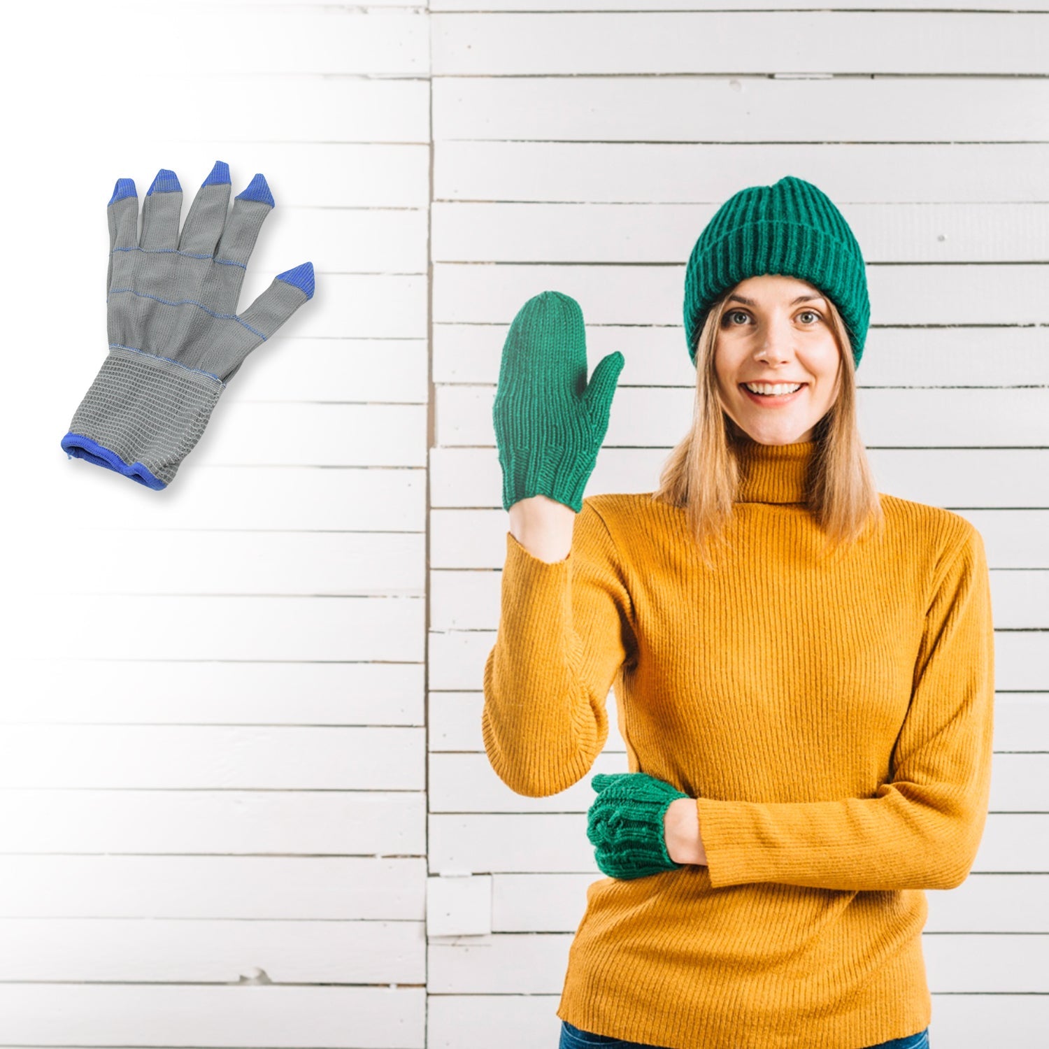 Safety gloves for cut and heat resistance