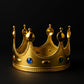 Royal Crown with Colored Gems (1 Pc / Golden & Silver)