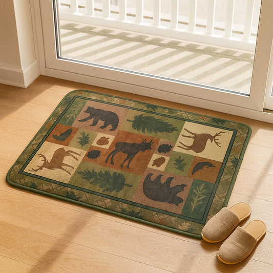 Premium Soft Anti-Slip Floor Mat - (1 Pc / 80x50 Cm)