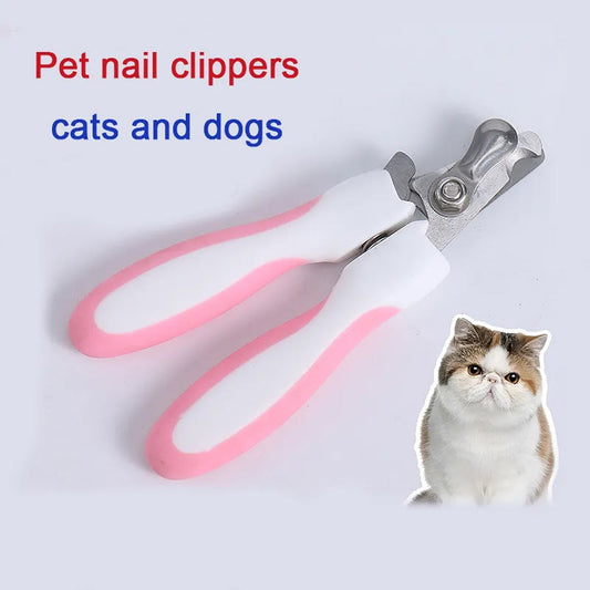 Lightweight stainless steel nail clippers for pets