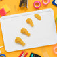 Cute Chicken Wing & Leg Erasers for Kids & Students (8 Pc Set)