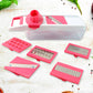 6-in-1 Vegetable Slicer, Grater & Chopper - (Set)