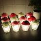 Rose Shaped Decorative Flameless LED Candles (12 Pc)
