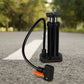 Compact Mini Foot-Operated Air Pump with Hose & Locking Valve Head