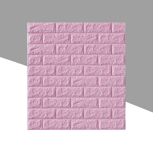 Wallpaper 3D Foam Wallpaper Sticker Panels (70 x 76 Cm / 1 Pc)