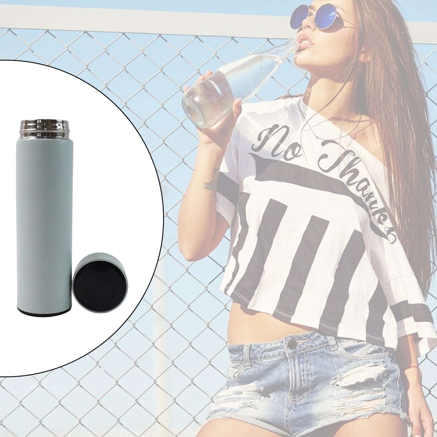 Stainless Steel Water Bottle (500 ML Approx)