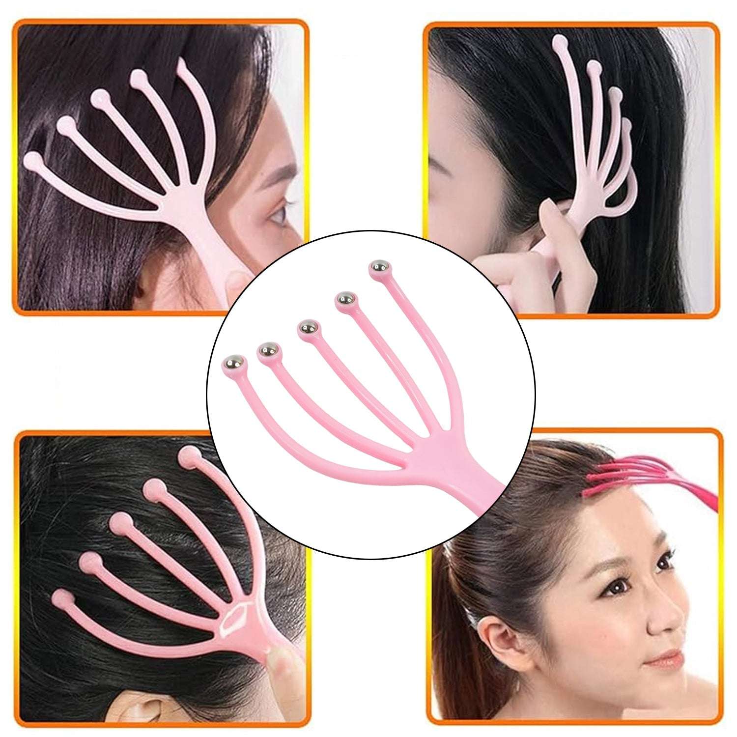 Scalp Massager Handheld Portable Head Massager (1 Pc)