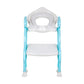 8492 2 In 1 Potty Training Toilet Seat with Step Stool Ladder for Boy and Girl Baby Toddler Kid Children’s Toilet Training Seat Chair with Soft Padded Seat and Sturdy Non-Slip Wide Step, Make Potty Easier For Your Kids (Multi-Color)