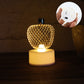 Decorative Apple Shape LED Tealight Candles - (4 Pc)