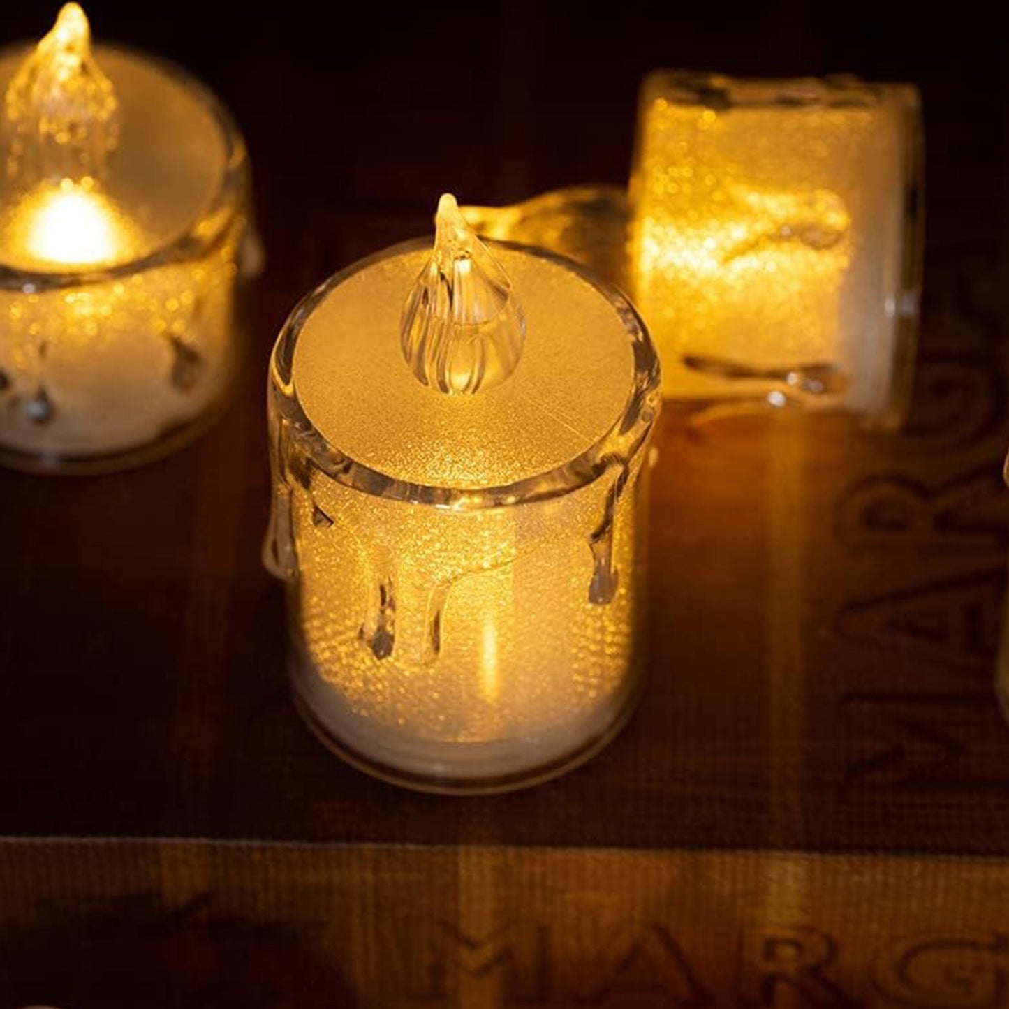 Simple Candles for Home Decoration, Crystal Candle Lights