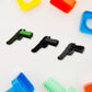 Stylish erasers in gun and plane shapes