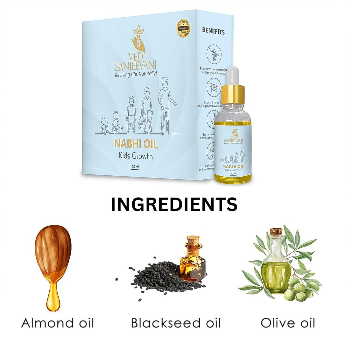 Growth Booster Belly Oil